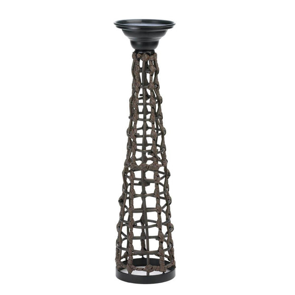 KNOTTED CANDLE HOLDER